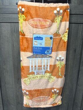 New Gilmore Girls Autumn Festival 50"x70" Plush Throw Blanket On Hanger With Tag